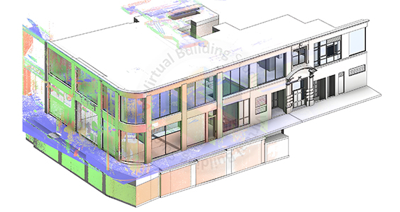 90,000 sq. ft. commercial building scan to BIM project overview