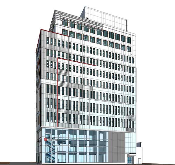 Scan to BIM residential apartment — point cloud and model comparison