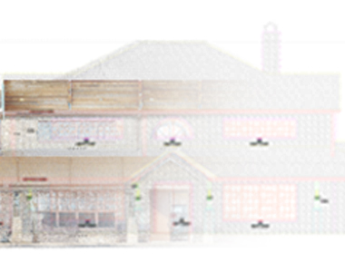 Elevations and sections CAD deliverable from point cloud scan