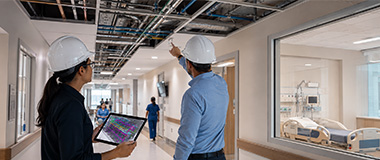 Modern healthcare facility exterior